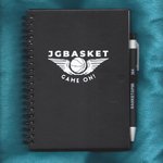 Cuaderno notas JGBasket - Game on. Incluye bolígrafo