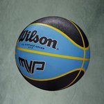 Balón baloncesto Wilson MVP. Azul - negro. Talla 7.