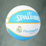 Balón Real Madrid Baloncesto Euroliga. Spalding. Talla 7.