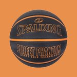 Balón Street Phantom negro-naranja. Spalding. Goma