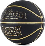 Balón Wilson Highlight composite negro dorado. Talla 7