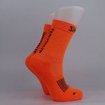 calcetín funcional baloncesto Spalding naranja fluor/antracita
