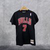Camiseta Toni Kukoc. Chicago Bulls. NBA Hardwood Classics manga corta negra