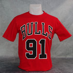 Camiseta manga corta Chicago Bulls. #91. NBA. Hardwood Classics.