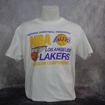 Camiseta Los Angeles Lakers. Western Conference Tee, Manga corta.. Hardwood Classics