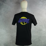 Camiseta Los Ángeles Lakers NBA Neón. Negra. Manga corta. New Era