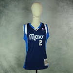 Camiseta Jason Kidd. Dallas Mavericks. #2. 2011-2012. Azul. Swingman. Hardwood Classics