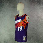 Camiseta Steve Nash. Phoenix Suns. #13.1996-97. Morada. Hardwood Classics