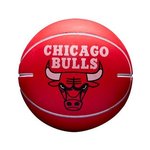 Micropelota NBA Chicago Bulls. Wilson Dribbler goma. Color rojo
