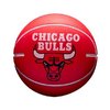 Micropelota NBA Chicago Bulls. Wilson Dribbler goma. Color rojo