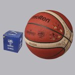 Balón Molten BG5000. Cuero natural. Talla 7. Alta competición. Edición especial Eurobasket 2022