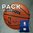 Pack  minibasket NBA authentic series outdoor premium. Pelota talla 5 y Bolsa NBA. Wilson