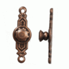 Pomos de puerta estilo colonial, bronce