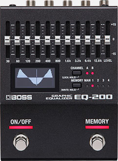 Pedal BOSS EQ-200 Graphic Equalizer
