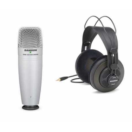 SAMSON Microfono de condensador PACK 3: C01U + SR850