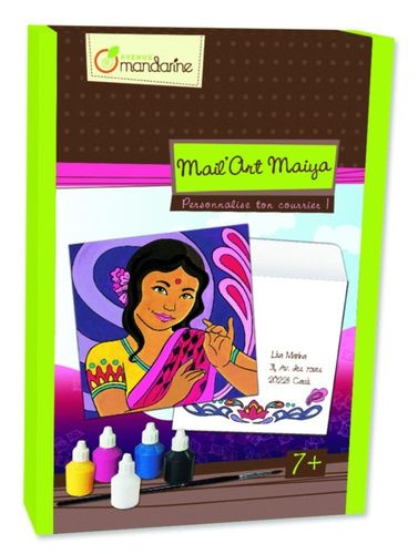 Kit créatif mail'art Maiya Avenue Mandarine