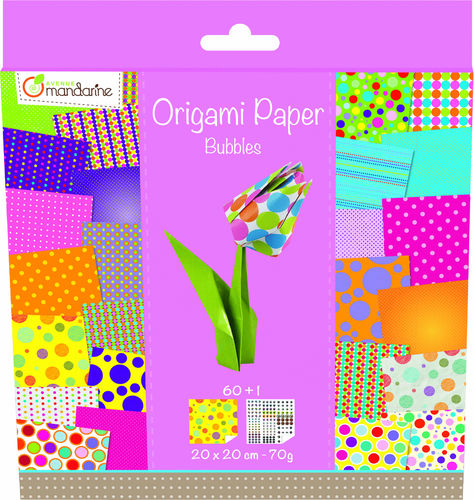 Origami Papier Bubbles 20 x 20 cm Avenue Mandarine