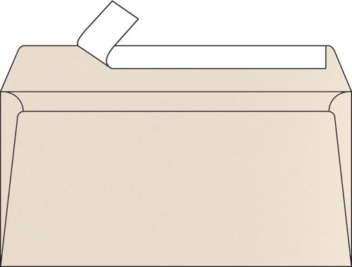 Enveloppe DL Velin Crème pur coton G-Lalo 120 gr 20 unités