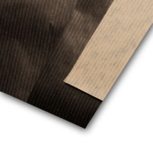 Papier Kraft Vergé Brun / Noir Clairefontaine 50x65 cm 90 Gr. 25 feuilles