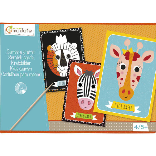 Kit créatif Cartes à gratter Avenue Mandarine
