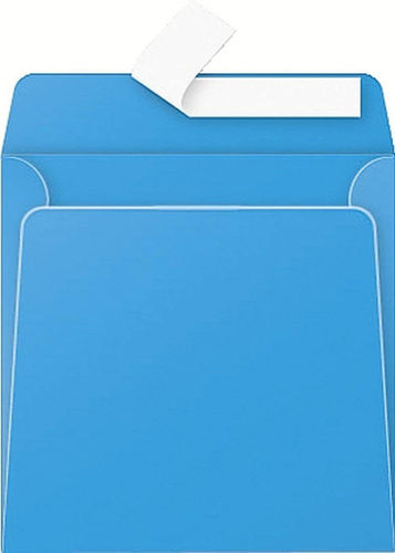 Enveloppe Bleu turquoise Pollen Clairefontaine 165x165mm 120 gr 200 unités