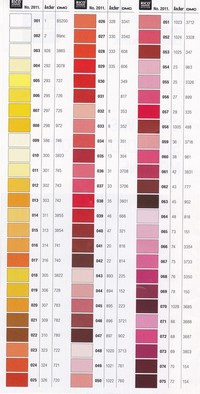 Rico Design - Mouliné de coton , coloris n° 1 à 75