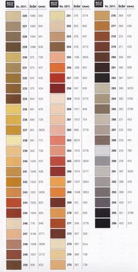 Rico Design - Mouliné de coton , coloris n°226 à 296