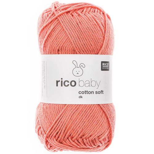 Rico Design - Baby Cotton Soft DK coloris Saumon 054