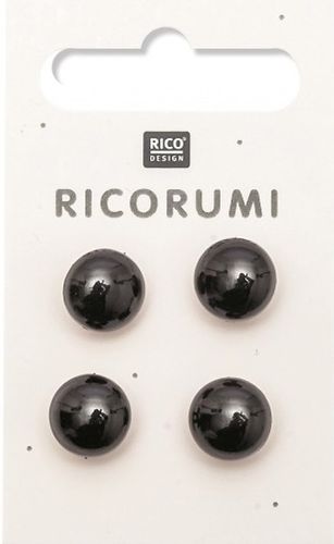 Rico Design - RicoRumi Bouton œil peluche 11 mm