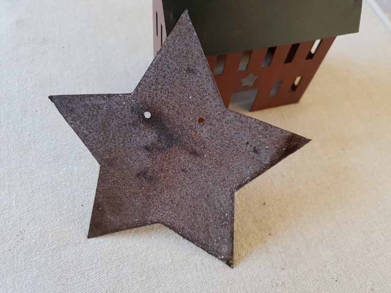 FDC - Rusty Tin Star, avec trou