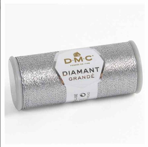DMC - Fil diamant Grandé Argent fonçé G415