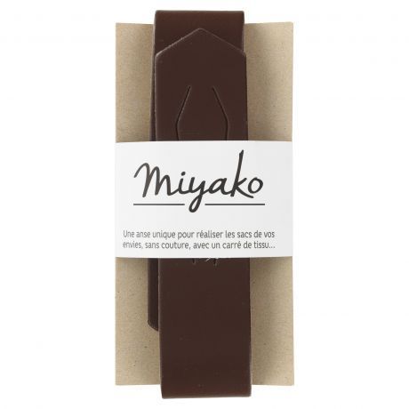 COM - Anse de sac sans couture Miyako coloris Chataîgne