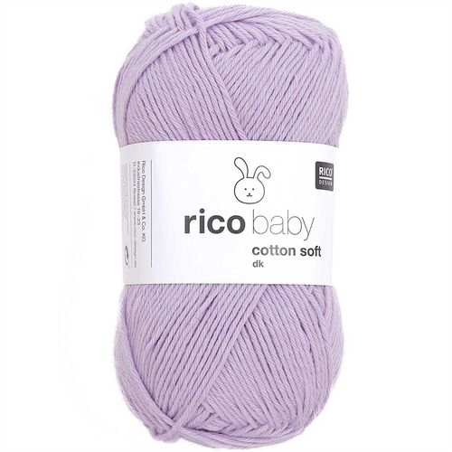 Rico Design - Baby Cotton Soft DK coloris Violette 073