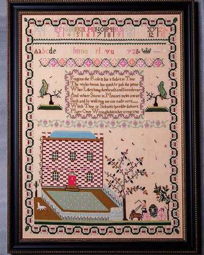 Gentle Pursuit Designs - Mary Otter 1792 Sampler Reproduction