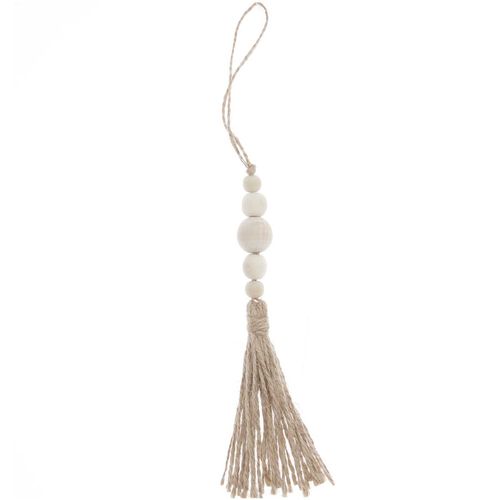 Rico Design - Pompon décoratif, perles en bois 16 cm