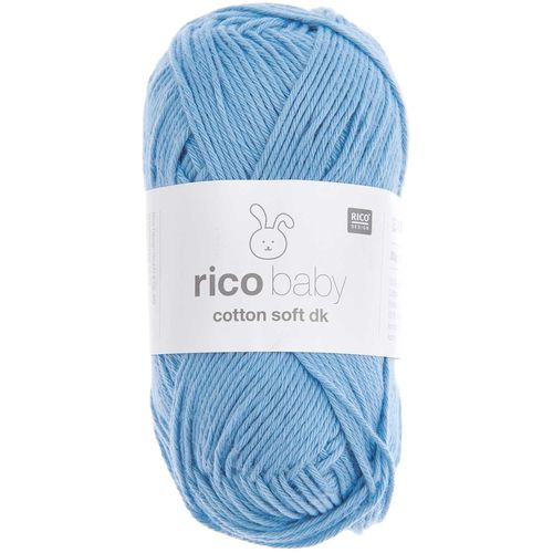 Rico Design - Baby Cotton Soft DK coloris Bleu 079