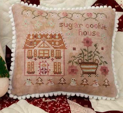Pansy patch quilts and stitchery - Peppemint lane series, Sugar Cookie House 3/9
