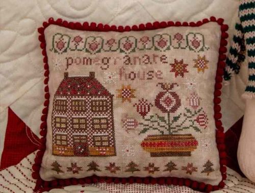 Pansy patch quilts and stitchery - Peppermint lane series , Pomegranate House 7/9