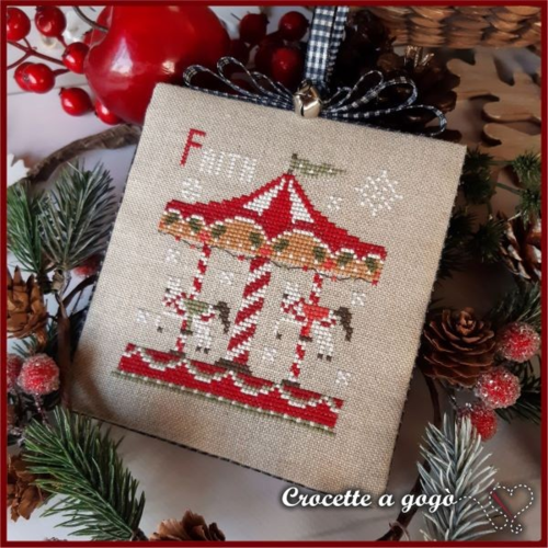Crocette a gogo - Christmas vintage series, Giostra cavalli 4/12
