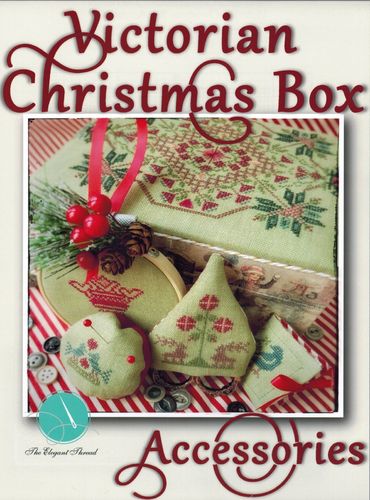 Elegant thread - Victorian christmas box , accessories