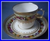 1850's SEVRES PORCELAIN CUP AND SAUCER NAPOLEON III