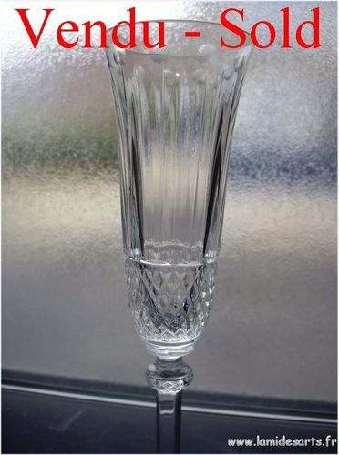 Flauta di champagne in Cristallo SAINT LOUIS Tommy 20,5 cm    stock: 0