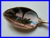 ENAMELED STERLING SILVER SPOON 1900 SAN REMO