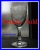 bicchiere di vino in cristallo SAINT LOUIS FRANCE CLEO 14,5 cm         stock: 0
