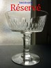 BACCARAT CHAMPIGNY CRYSTAL CHAMPAGNE GLASS   STOCK: 2