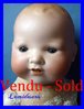 Antique porcelain baby doll open mouth sleep eyes ARMAND MARSEILLE AM GERMANY 351 14k