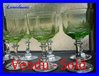 8 CLICHY CRYSTAL GLASSES 1880