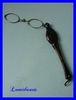 Antik Schildpatt und Silber Lorgnette Brille 1880