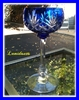 SAINT LOUIS CRYSTAL BLUE GLASS MASSENET PATTERN 16,5 cm    Stock: 0