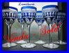 6 bicchieri di cristallo SAINT LOUIS FRANCE 1880